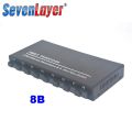 Computer Ethernet Fiber Optical Switch 8 SC 2 1000M RJ45 Industrial Grade Gigabit Ethernet Switch Media Converter.
