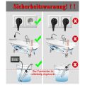 2500W Immersion Heater, Pool Heater Automatic Timer, Safe Pool Heating Immersion Heater, Perfect for Home Eu Plug. 