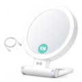 10X Magnifying Makeup Mirror with Lights and Magnification. 