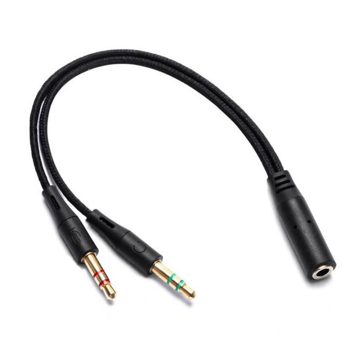 3.5mm AUX Audio Cable Splitter Cable Y-Splitter 1 Female to 2 Male Earphone line