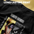 NARUTO T-SHIRT - Anime Black Cotton T-shirt for Naruto Uzumaki Shippuden Fans Regular Fit Premium Fabric and Long-Lasting Digital Print T-shirt by Banga Kun Shop | Kurama & Naruto. 