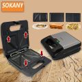 Sokany 3 In 1 Waffle, Grill And Sandwich Maker 750W - KJ-303. 