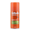 Gillette Fusion 5X Action Men's Shaving Gel with Almond Oil,75ml. 