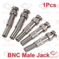 BNC Metal Steel Male Jack Spring Connector Terminal Coaxial Network Cable Video Connector Socket Balun For CCTV DVR Camera Accessories. 