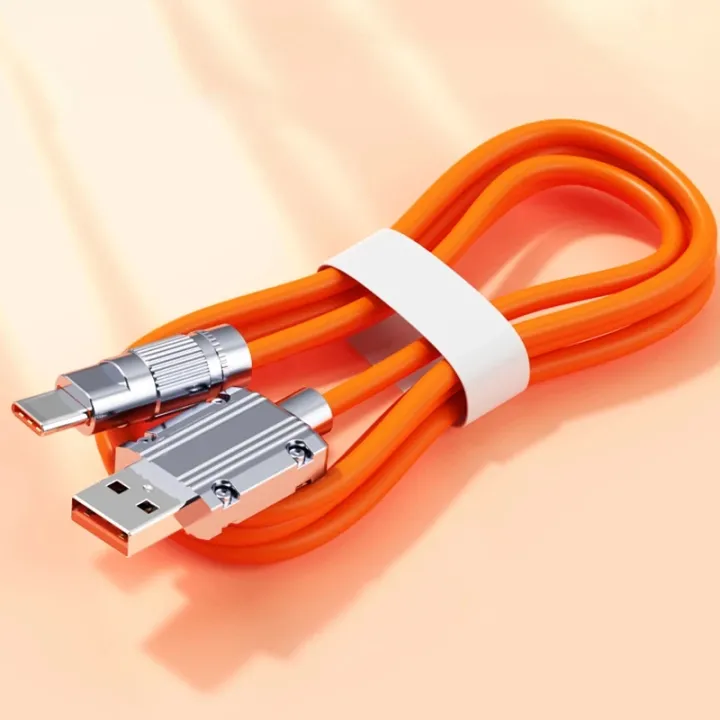 Type%20C%20Data%20Line%20120w%20Fast%20Charging%206A%20Ultra%20Fast%20Charging%20Line%20For%20Huawei%20Samsung%20Millet%20Bold%20Lengthened%20Silicone%20-%20Image%202