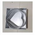 Aluminium Square 8" / Heart 5 "/ Round 7" Shape Cake Mold/ Pudding Mold Full Set. 