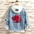 2022 NEW Game Genshin Impact Cool Denim Jacket Harajuku XIAO Zhongli HUTAO With Hoodies Women/men Hoodies For men/women.