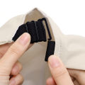 Big Brim Denim Sports Hat Proof Bare Face Sunscreen Hat with Elastic Adjustable.