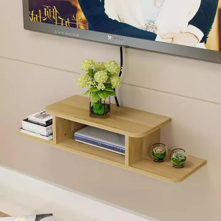 Set Top Box Simple Rack Price Set Top Box Stand Wall Mounted TV Unit Router Storage Box Socket ...