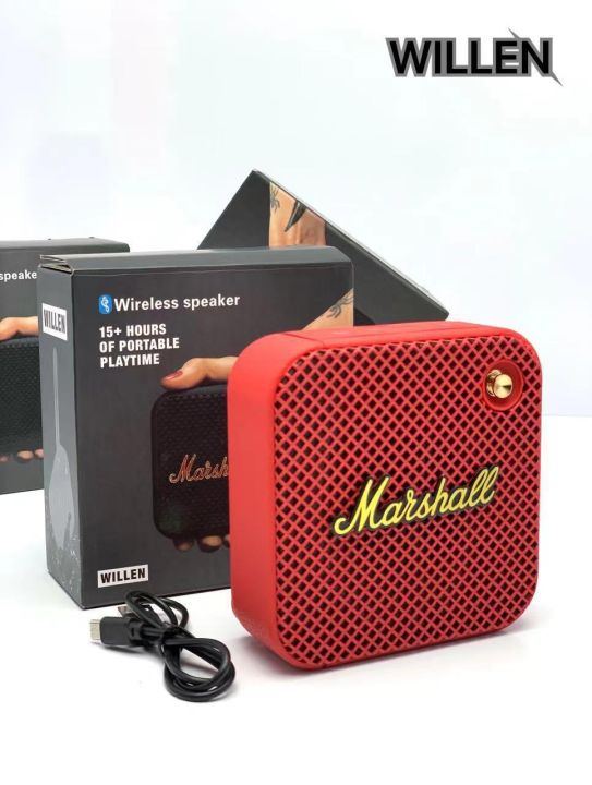 【Expert Recommended】 New -border Marshall Willen speaker outdoor ...