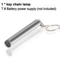 Mini keychain flashlight AAA battery powered portable multi-function waterproof light for outdoor camping small pen torch lights. 