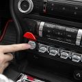 Car Ignition Switch Button Cover Ignition Engine Start Stop Button Cover Trim for Ford Mustang 2015 2016 2017 2018. 