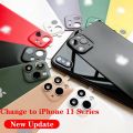 Back Film Protector For iPhone X XS MAX XR Seconds Change 11 PRO MAX 13 12 pro Lens Sticker Modified Camera Cover.