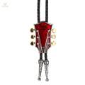 2xFashion Country Music Guitar Western Cowboy Rodeo Bolo bola Red. 