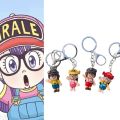 Machine Doll Bulma Dr. Slump PVC Keychain Arale Cosplay Cute Slump Toy Keyring Wings Pendant Gift Action Figure. 