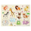 Wooden Education Puzzle for Kids - Multicolor. 