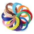 3d Printing Pen Filament Refills Multicolor- 3D Filament 1Roll 1.75mm Diameter and 5m Length Refills- 3D Art Pen Filament PLA Multi Color 1.75mm Refills. 