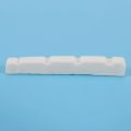 Slotted Curved Bone Bass Nut for 4 Strings Fender PB Precision Jazz Bass, 4.2x3.2x4.6/4.6mm. 