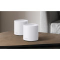 TP-Link Deco X10 AX1500 Dual-Band WiFi 6 Mesh Router (2 Pack), 1-Year Warranty. 