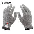 1 Pair Cut-Resistant Gloves Level 5 Protection Gloves For Kitchen Fish Slicing Meat Wood Carving Gardening Hand Protective Glove. 