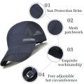 Outdoor sports Caps quick drying hat Breathable comfortable Sun shading UV protection durable Baseball net summer hat Women men. 