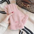Gloves _ Winter Outdoor Baby Girl Gloves Cycling Touch Screen Gloves Cycling Cute Student Cat Gloves for Women.
