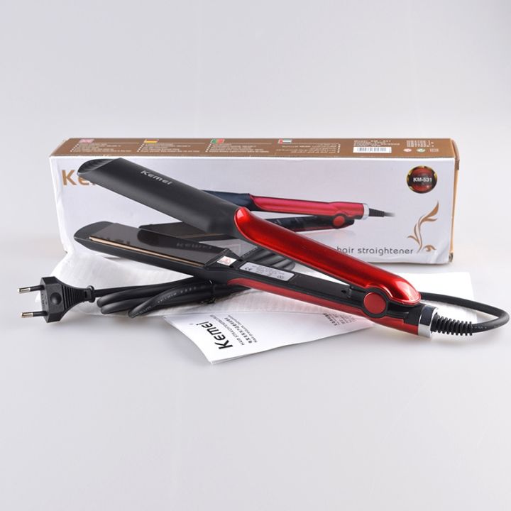 Kemei%20KM%20531%20Professional%20Hair%20Straightener%20Wet%20Dry%20Ceramic%20Coating%20Electric%20Hair%20Straightener%20Fast%20Heating%20Styling%20Tool%20Black%20Red%20-%20Hair%20Straightener%20-%20Hair%20Straightener%20-%20Image%209