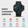 Electronic Watch Calendar Week Night Light Alarm Clock Men's. 