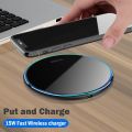 15W Fast Qi Wireless Charger for Motorola Edge 40 30 Pro MOTO Edge 30 Ultra Wireless Charging Pad with USB Cable Gift Case. 