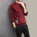 Maroon Full Sleeve T Shirt For Men. 