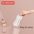 【happy one】BC Babycare 2Pcs Bendable Baby Spoon Fork Set Easy Grip Heat-Resistant Toddler Training with Storage Box. 