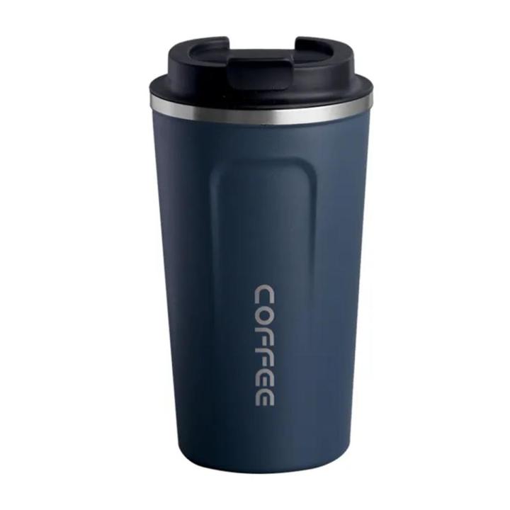 Coffee Cup Portable 510Ml Double Wall 304 Stainless Steel Thermal Flask Vacuum Warmer Leak-Proof Coffee Mug Insulated Travel Mug/Cup with Lid