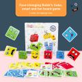Rubik's cube building block 0.3 children's intellectual parent-child board game wooden challenge level toy high quality. 