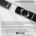 Wireless Air Remote 2.4G Smart TV Remote Control IR Learning Mouse Keyboard Compatible For Android PC Windows TV. 