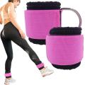 2Pcs Home Gym Fitness Adjustable Ankle Strap D-ring Attachment for Cable Machine Fitness Equipment Accessories. 