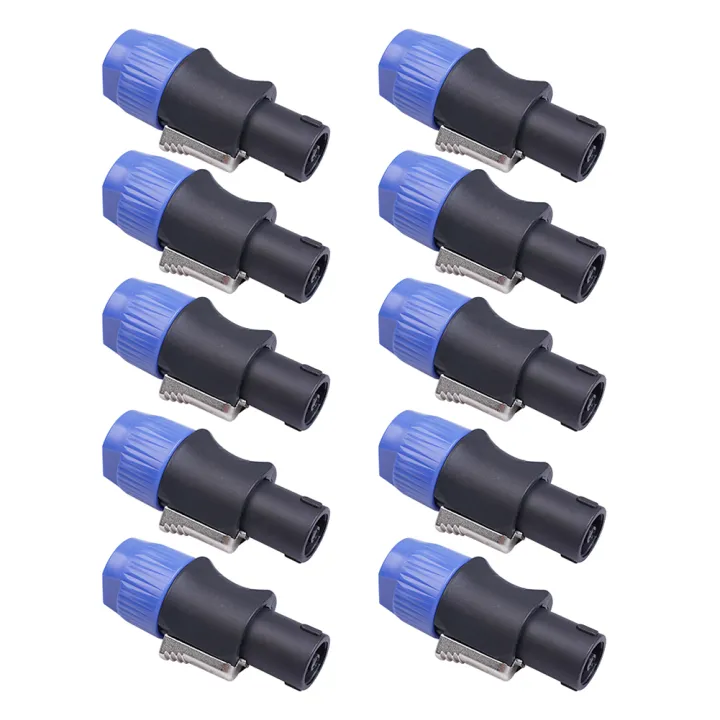 20/10pcs%20Speaker%20Connectors%204%20Pole%204%20Pin%20Male%20Audio%20Cable%20Adapter%20Speakon%20ABS%20Shell%20Jack%20Accessories%20Ohm%20Plug%20For%20Neutrik%20NL4FC%20-%20Image%204