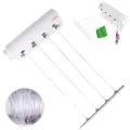 Wall Mounted Hanger Retractable Indoor Clothes Hanger Drying Rack Towel Rack Automatic Telescopic Clothesline. 