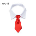 Pet Dog Cat Formal Necktie Tuxedo Bow Tie Black and Red Collar for Dog & Cat Pet Accessories for Wedding Holiday and Party Gift. 