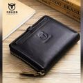 High quality 99% Leather Round Zipper Wallet For Men.