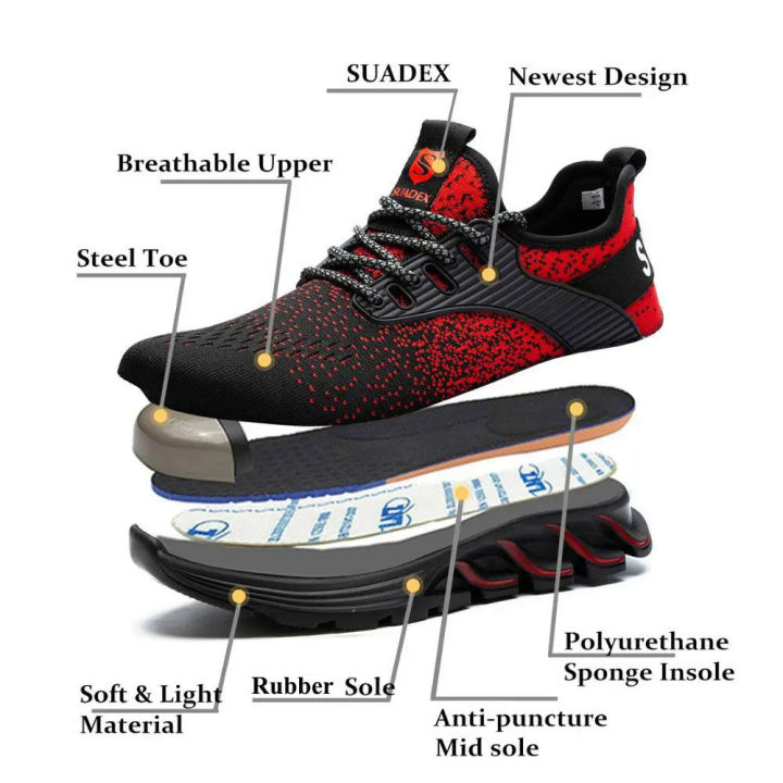 SUADEX%20Safety%20Shoes%20Men%20Women%20Steel%20Toe%20Boots%20Indestructible%20Work%20Shoes%20Lightweight%20Breathable%20Composite%20Toe%20Men%20EUR%20Size%2037-48%20Dislikelike%20-%20Image%202
