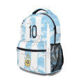 10 - Messi - Argentina American Champion Schoolbag For Girls Large Capacity Student Backpack High School Student Backpack. 