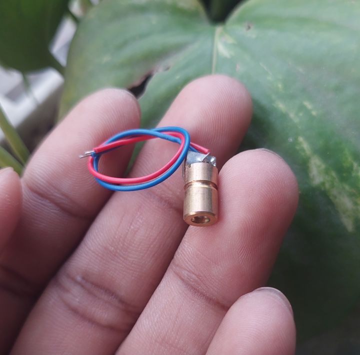 Laser Pointer Diode Dot Type Copper Body 5V 5mW 650nm Red