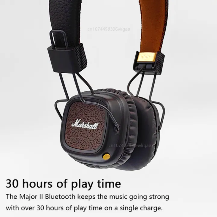 Original%20Marshall%20MAJOR%20II%202%20Wireless/Wired%20Headphones%20Deep%20Bass/40mm%20Dynamic%20Drivers%20Portable%20Foldable%20Sports%20Bluetooth%20Headset%20-%20Image%204