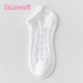 Ameesi Ankle Socks Non-slip Short Tube Summer Socks Girl Mesh Socks.