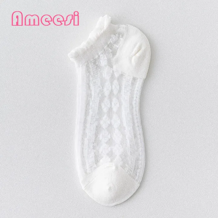 Ameesi%20Ankle%20Socks%20Non-slip%20Short%20Tube%20Summer%20Socks%20Girl%20Mesh%20Socks%20-%20Image%204
