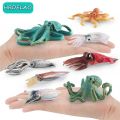 Baby Montessor Simulated Ocean belemnite Octopus Squid Animal Model Educational Toy For Children Gifts. 