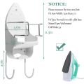 Iron Board Hanger Wall Electric Iron Holder with Removable Hooks -1.