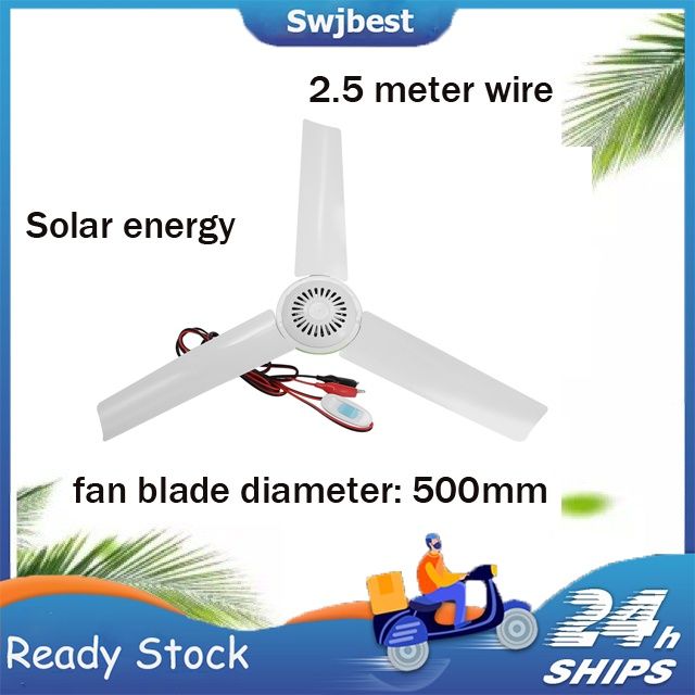 Ceiling%20Emergency%20Fan%2012V%20Solar%203%20Blade%20Powerful%20Caravan%20Camping%20w/%20Switch%20-%20Image%203