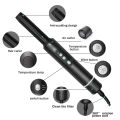 7 In 1 Hair Dryer Nozzle Diffuser Hot Air Brush Straightener Comb Curler Blow Dryer One Step Multistyler Air Styler 5 6 7 8 In 1. 