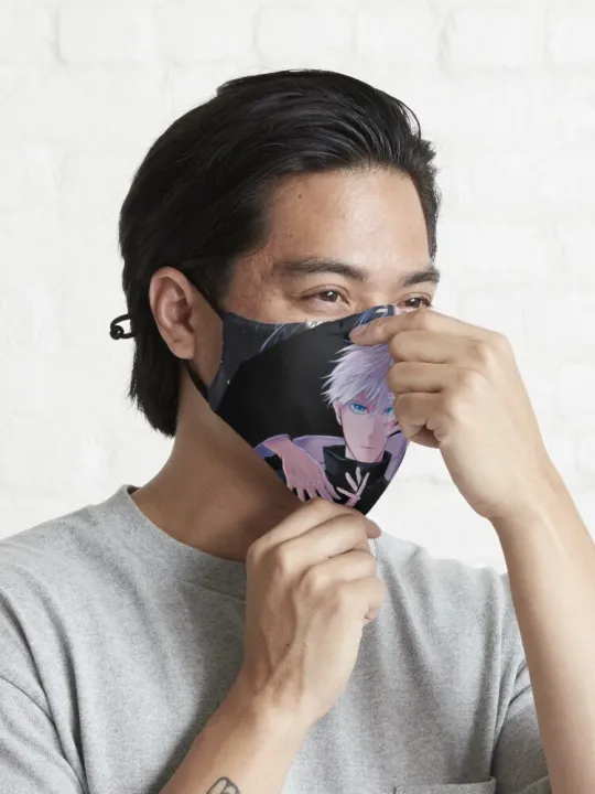 Jujutsu%20Kaisen%20Satoru%20Gojo%20Suguru%20Geto%20Anime%20Series%20Six%20Layer%20Stylish%20Face%20Mask%20For%20Men%20And%20Women%20-%20Image%204